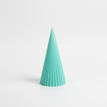 Light Green Cone Candle - Handcrafted Designer Decor