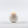 Minimalist Round Spherical Designer Candle