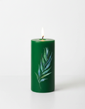 Green Botanical Candle